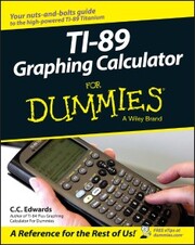 TI-89 Graphing Calculator For Dummies - Cover