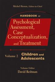 Handbook of Psychological Assessment, Case Conceptualization and Treatment 2
