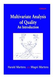Introduction to Multivariate Data Analysis