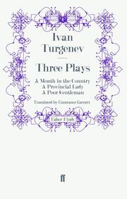 Three Plays - Cover
