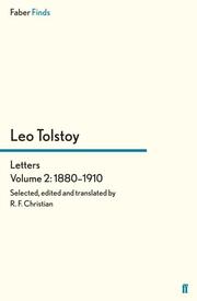 Tolstoy's Letters Volume II: 1880-1910