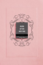 Burn After Writing (Pink) - Cover