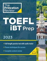 Princeton Review TOEFL iBT Prep with Audio/Listening Tracks, 2023 - Cover