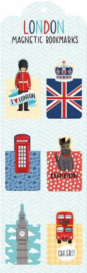 Magnetic Bookmarks 'London'