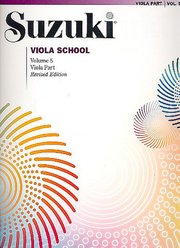 Suzuki Viola School Viola Part, Volume 5 (Revised) - Cover