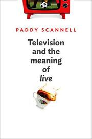 Television and the Meaning of 'Live' - Cover