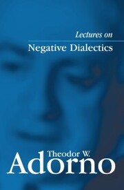 Lectures on Negative Dialectics - Cover