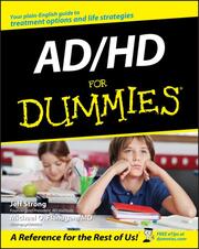 AD/HD For Dummies - Cover