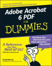 Adobe Acrobat 'X' PDF For Dummies