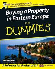 Buying a Property in Eastern Europe For Dummies - Cover