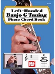 Left-Handed Banjo G Tuning Photo Chord Book -For Banjo- (Book)