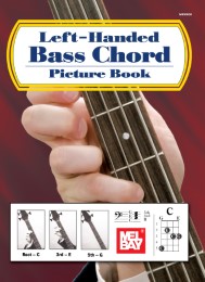 Left-Handed Bass Chord Picture Book -For Bass Guitar- (Book)