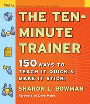 The Ten-Minute Trainer - Cover