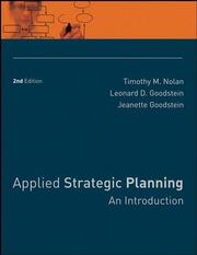 Applied Strategic Planning - Cover