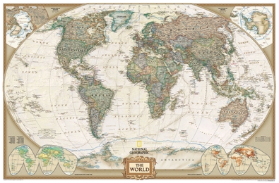 World Executive - Political Map - Cover