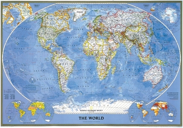 Weltkarte politisch - Classic/Classic World Map