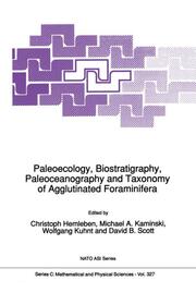 Paleoecology, Biostratigraphy, Paleoceanography and Taxonomy of Agglutinated Foraminifera - Cover