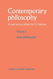 Volume 7: Asian Philosophy - Cover