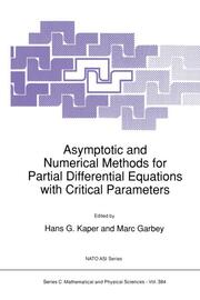 Asymptotic and Numerical Methods for Partial Differential Equations with Critica