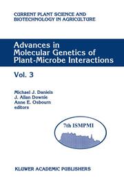 Advances in Molecular Genetics of Plant-Microbe Interactions, Vol.3