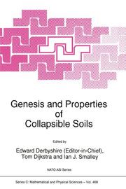 Genesis and Properties of Collapsible Soils
