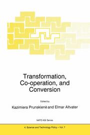 Transformation, Co-operation and Conversion - Cover