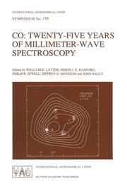 CO: Twenty-Five Years of Millimeter-Wave Spectroscopy - Cover