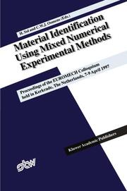 Material Identification Using Mixed Numerical Experimental Methods - Cover