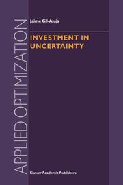 Investment in Uncertainty - Cover