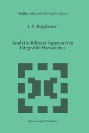 Analytic-Bilinear Approach to Integrable Hierarchies