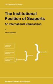 The Institutional Position of Seaports