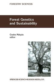 Forest Genetics and Sustainability - Cover