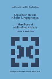 Handbook of Multivalued Analysis - Cover