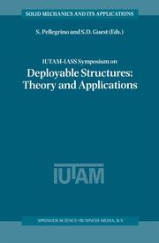 IUTAM-IASS Symposium on Deployable Structures: Theory and Applications