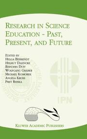 Research in Science Education Past, Present, and Future