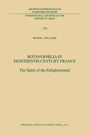 Botanophilia in Eighteenth-Century France - Cover