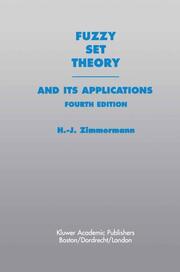 Fuzzy Set Theoryand Its Applications