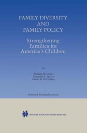 Family Diversity and Family Policy: Strengthening Families for Americas Children