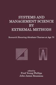 Systems and Management Science by Extremal Methods