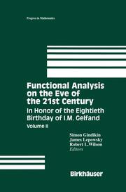 Functional Analysis on the Eve of the 21st Century Volume II - Cover