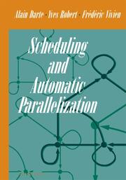 Scheduling and Automatic Parallelization - Cover