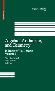Algebra, Arithmetic and Geometry 1