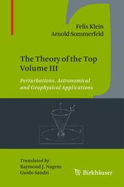 The Theory of the Top.Volume III