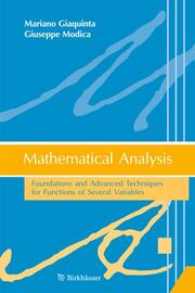 Mathematical Analysis - Cover