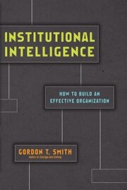 Institutional Intelligence - Cover