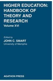 Higher Education: Handbook of Theory and Research - Cover