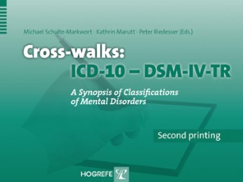 Cross-walk ICD-10 - DSM-IV-TR