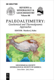 Paleoaltimetry - Cover