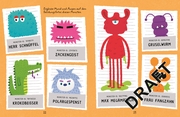 Usborne Minis - Sticker-Kreativbuch: Monster-Gesichter - Abbildung 1