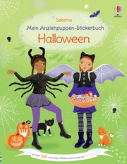 Mein Anziehpuppen-Stickerbuch: Halloween - Cover
